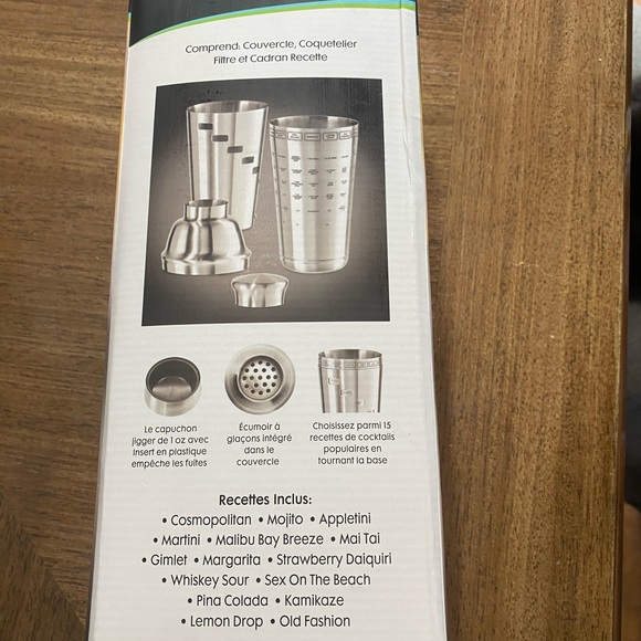 OGGI Dial A Drink Cocktail Shaker - Stainless Steel - Picture 4 of 7